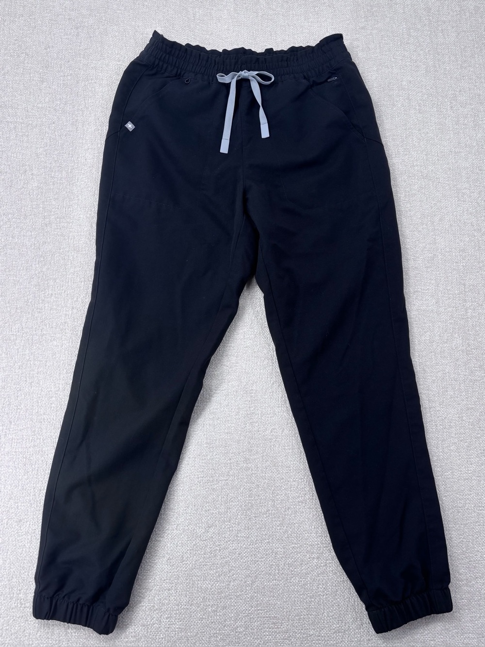 FIGS Scrub pant Black Drawstring Jogger women’s medium nurse hospital Doctor